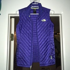 The north face blue vest